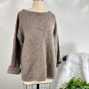 Gorgeous Ultra Soft Chunky Artsy ALPACA Boxy Sweater